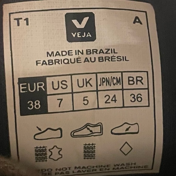 Veja Brown and White Sneakers - Picture 9 of 9